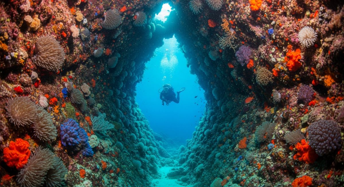 Barranco Cave dive site