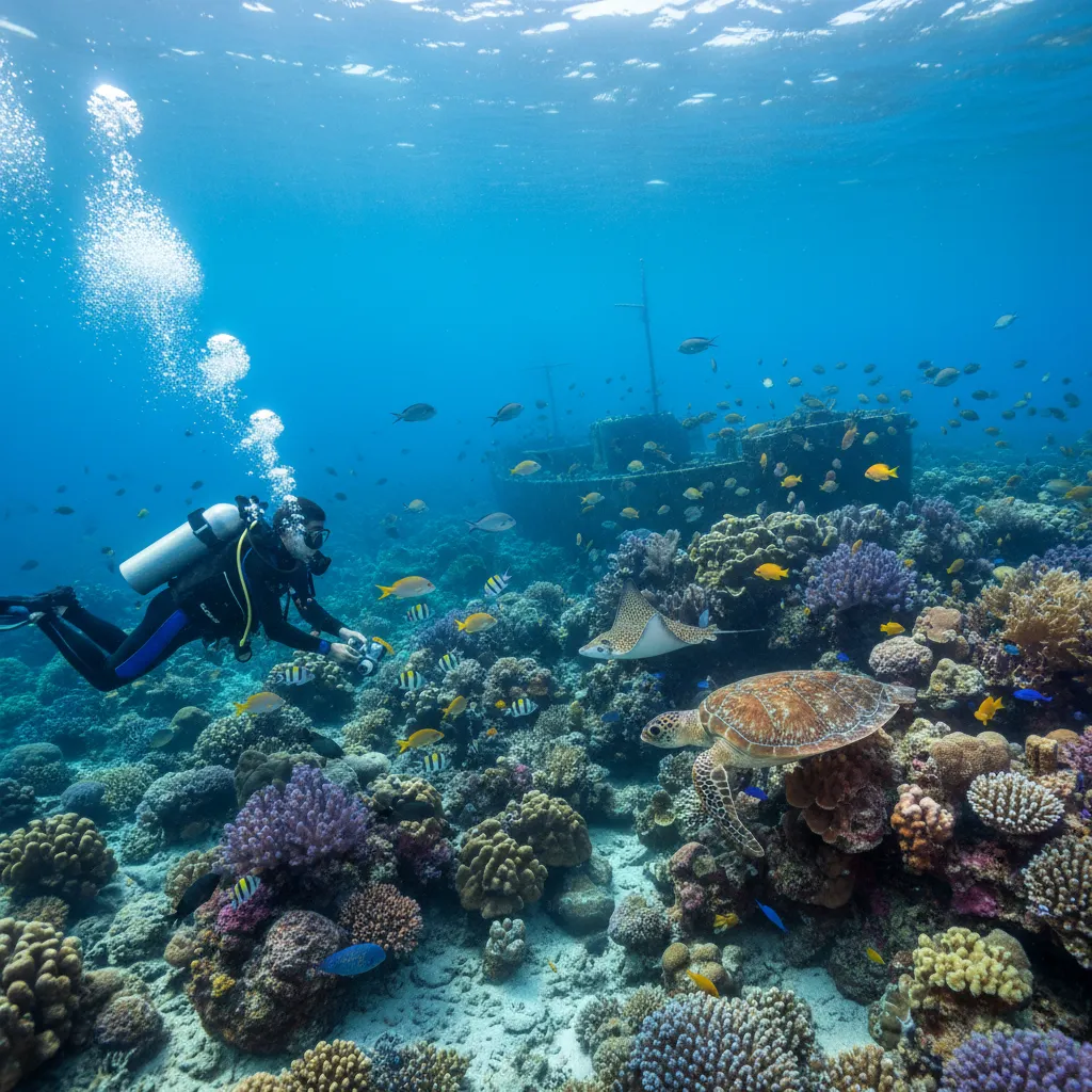 Diving in North Shore