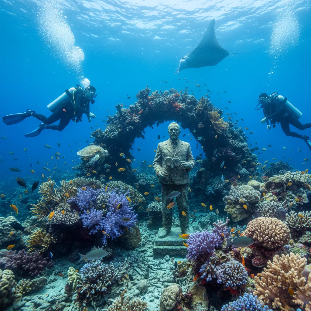 Diving in Cousteau Reserve