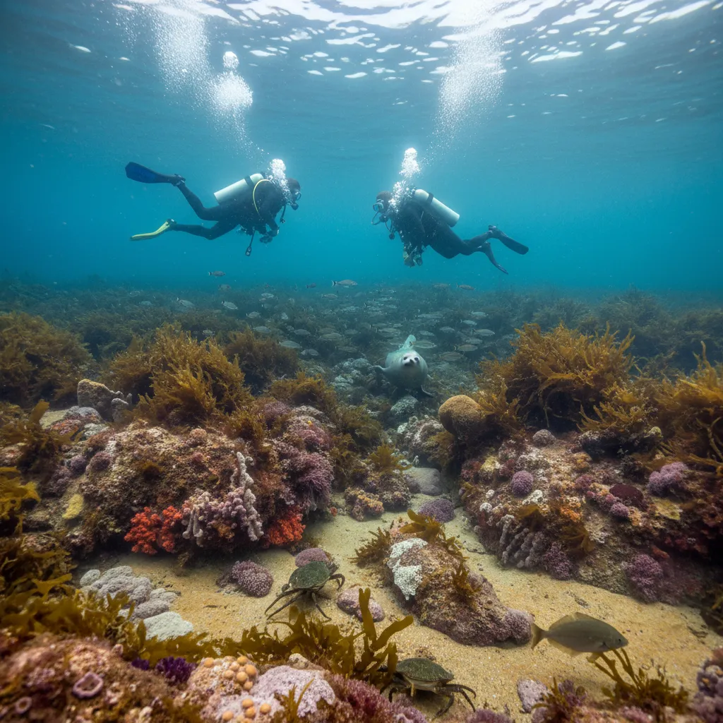 Diving in North Sea Coast