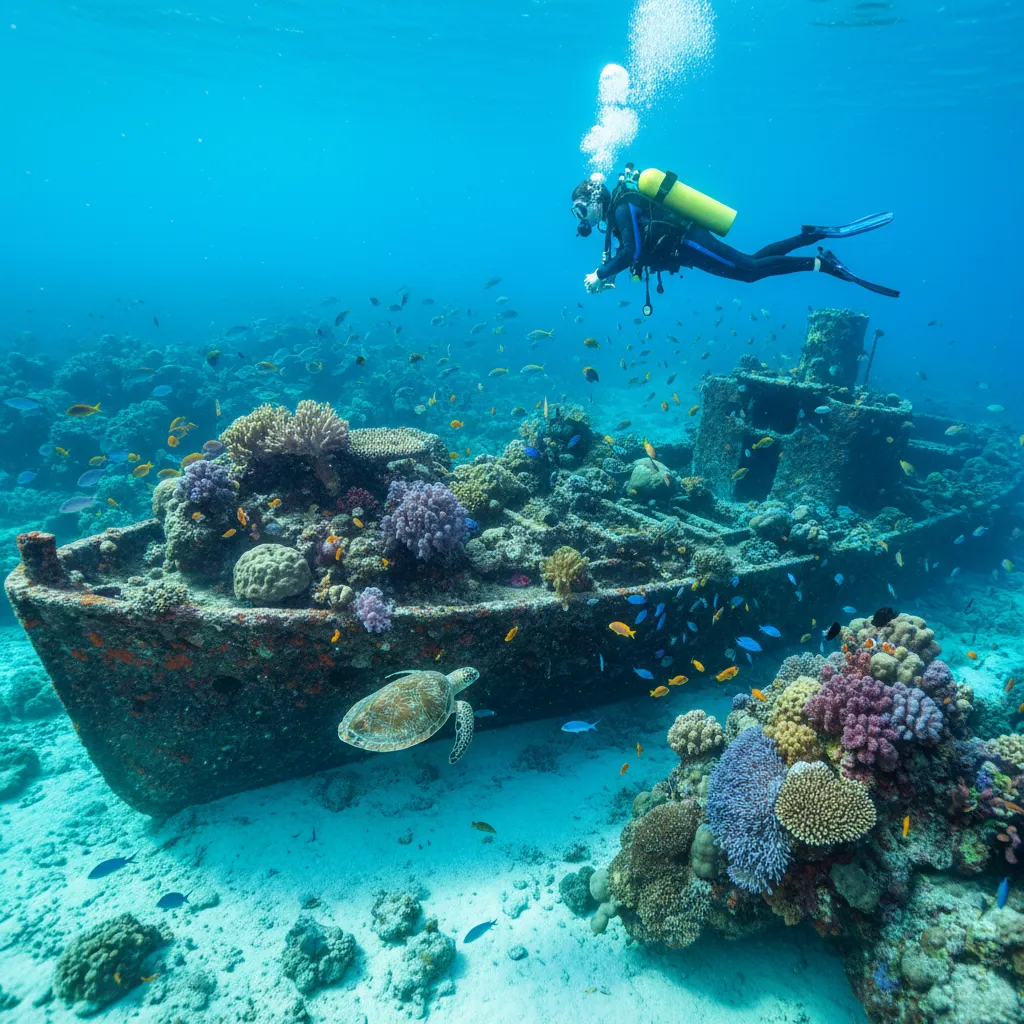 Diving in Espiritu Santo