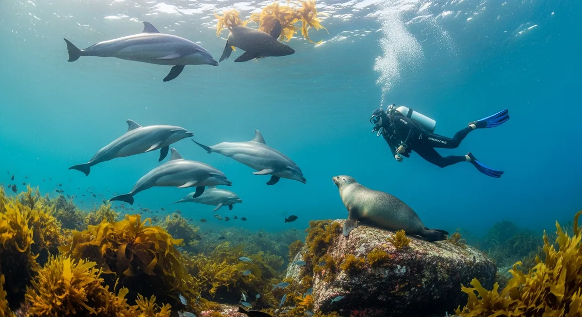 Diving in Kaikōura