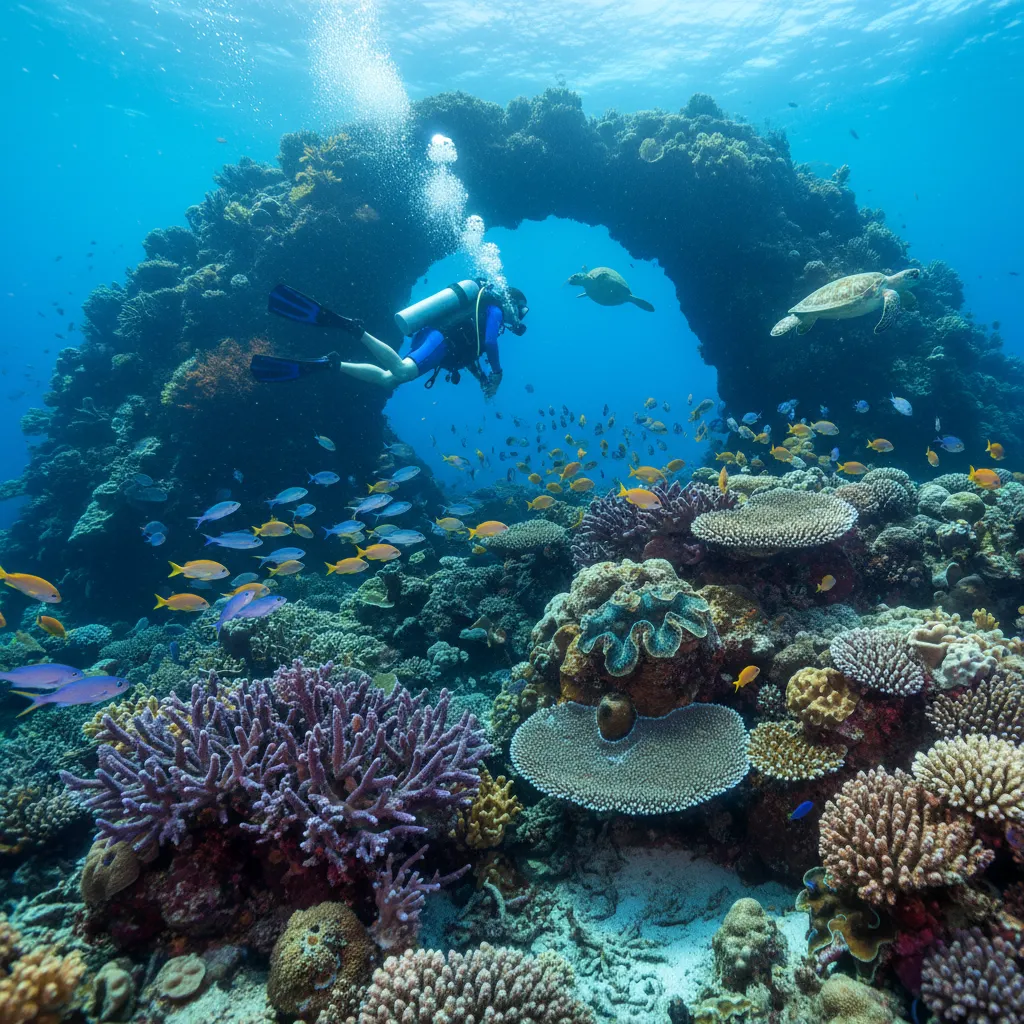 Diving in Kosrae
