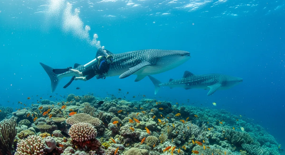 Diving in Mafia Island