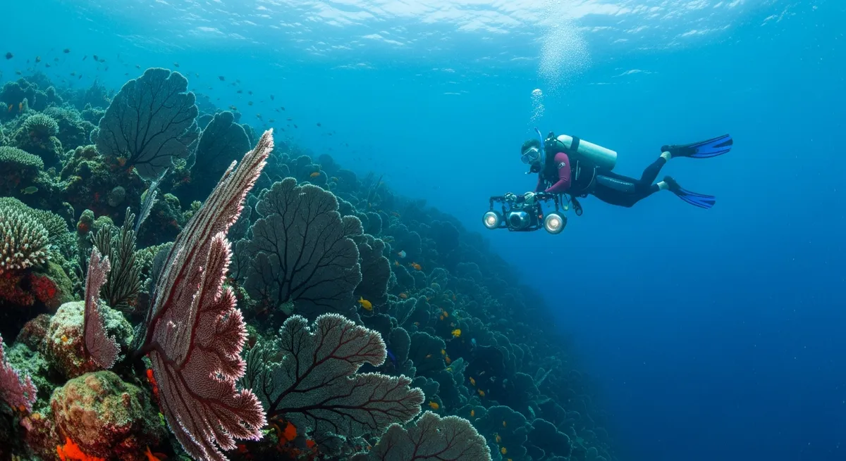 Diving in María la Gorda