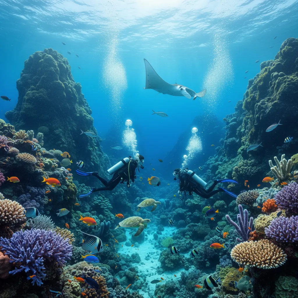 Diving in Príncipe