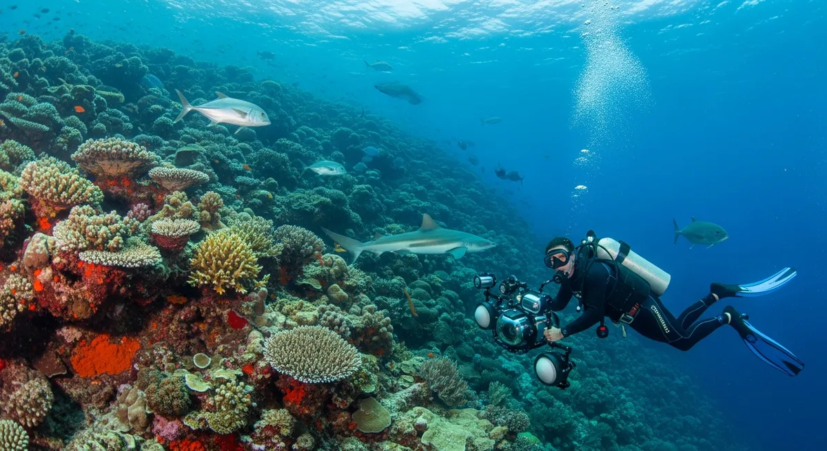 Diving in Rowley Shoals